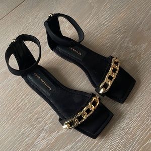 Good American sandals, size 9,new